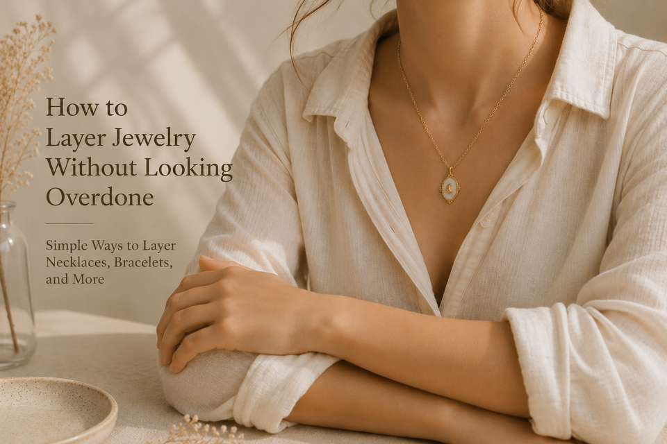 How to Layer Jewelry Without Looking Overdone