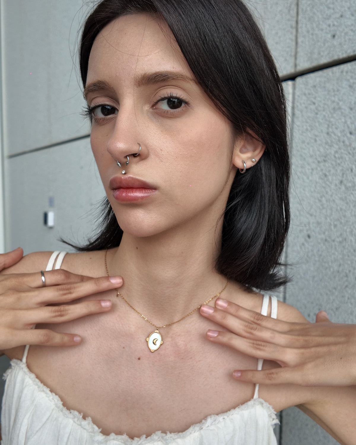 Tide Stone Pendant Necklace