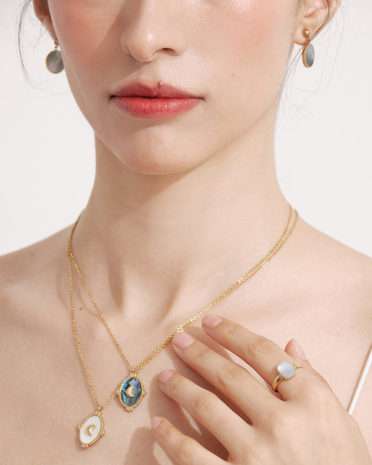 Tidal Stone Pendant Necklace