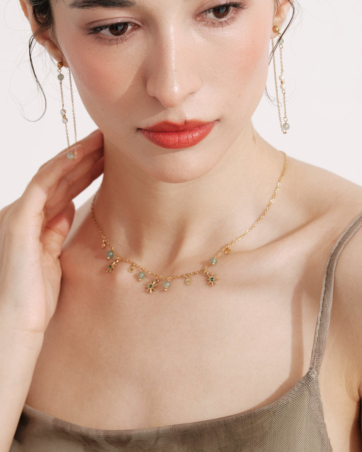 Celestial Harmony Stacking necklace
