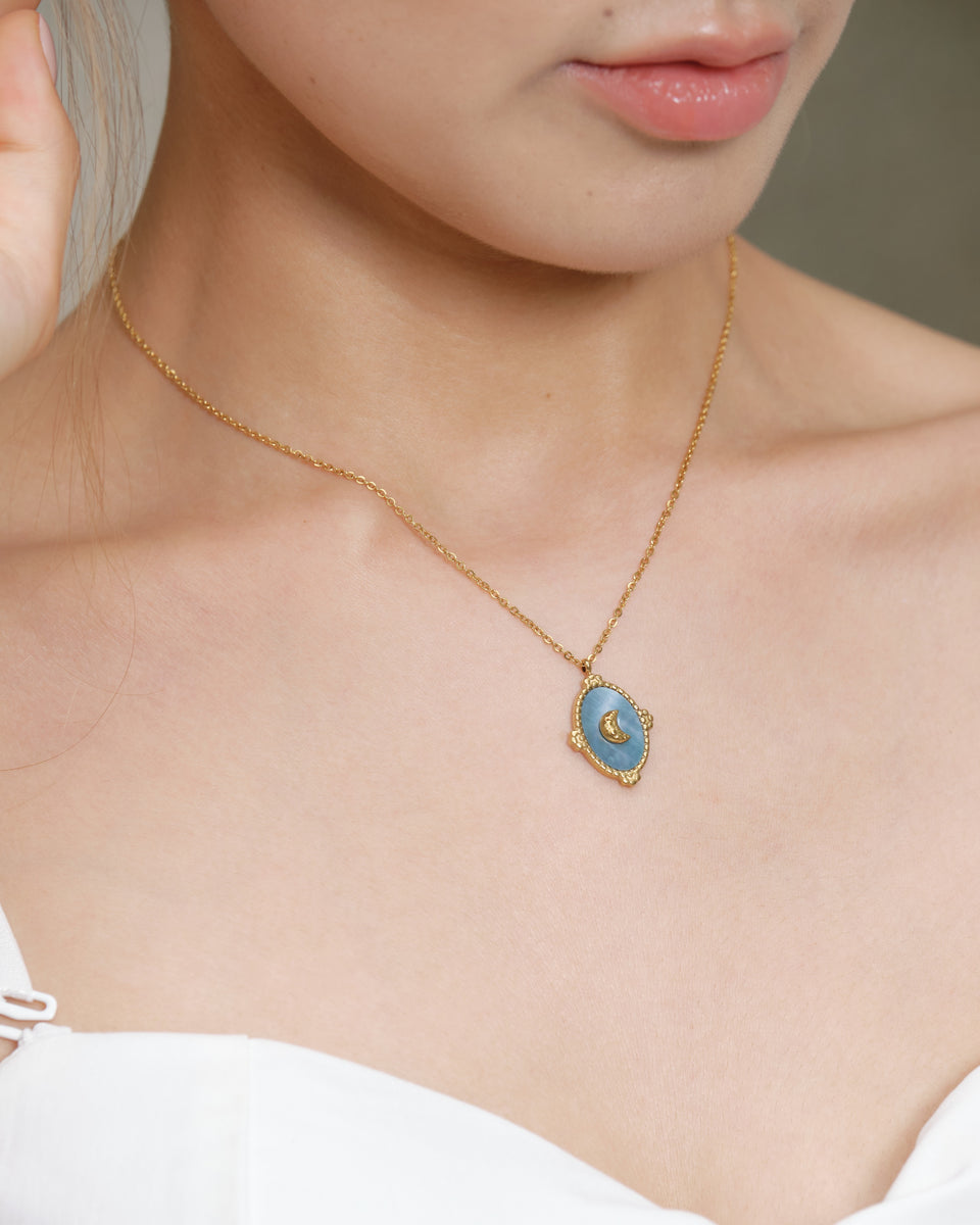 Mist Tide Pendant Necklace