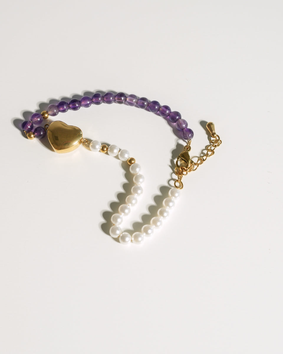 Radiant Harmony Heart Bracelet