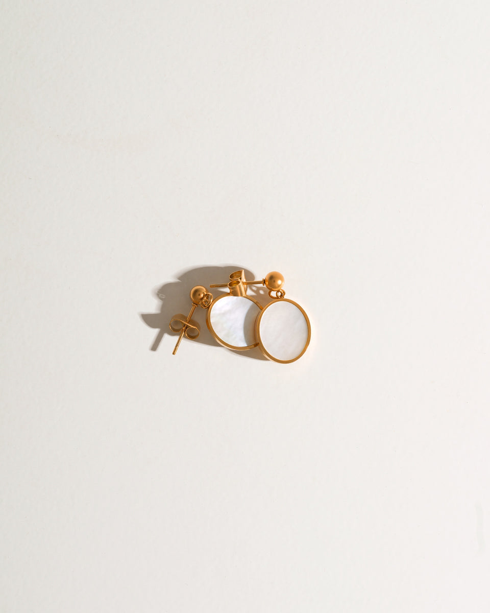 Tide Stone Stud Earrings