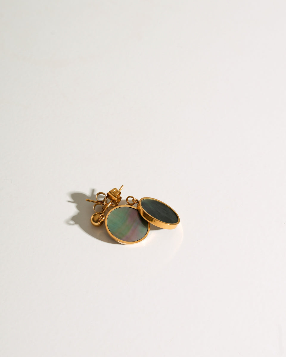 Mist Tide Stud Earrings