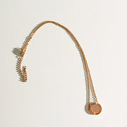 Gold Reflection Pendant Necklace