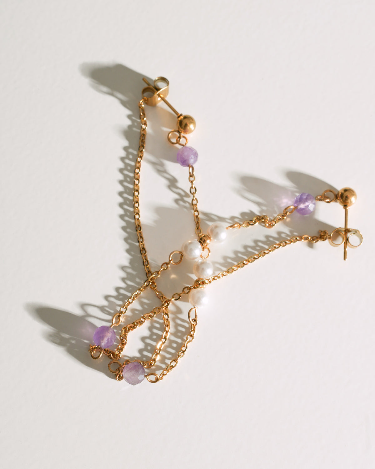 Lavender Drift Drop Earrings