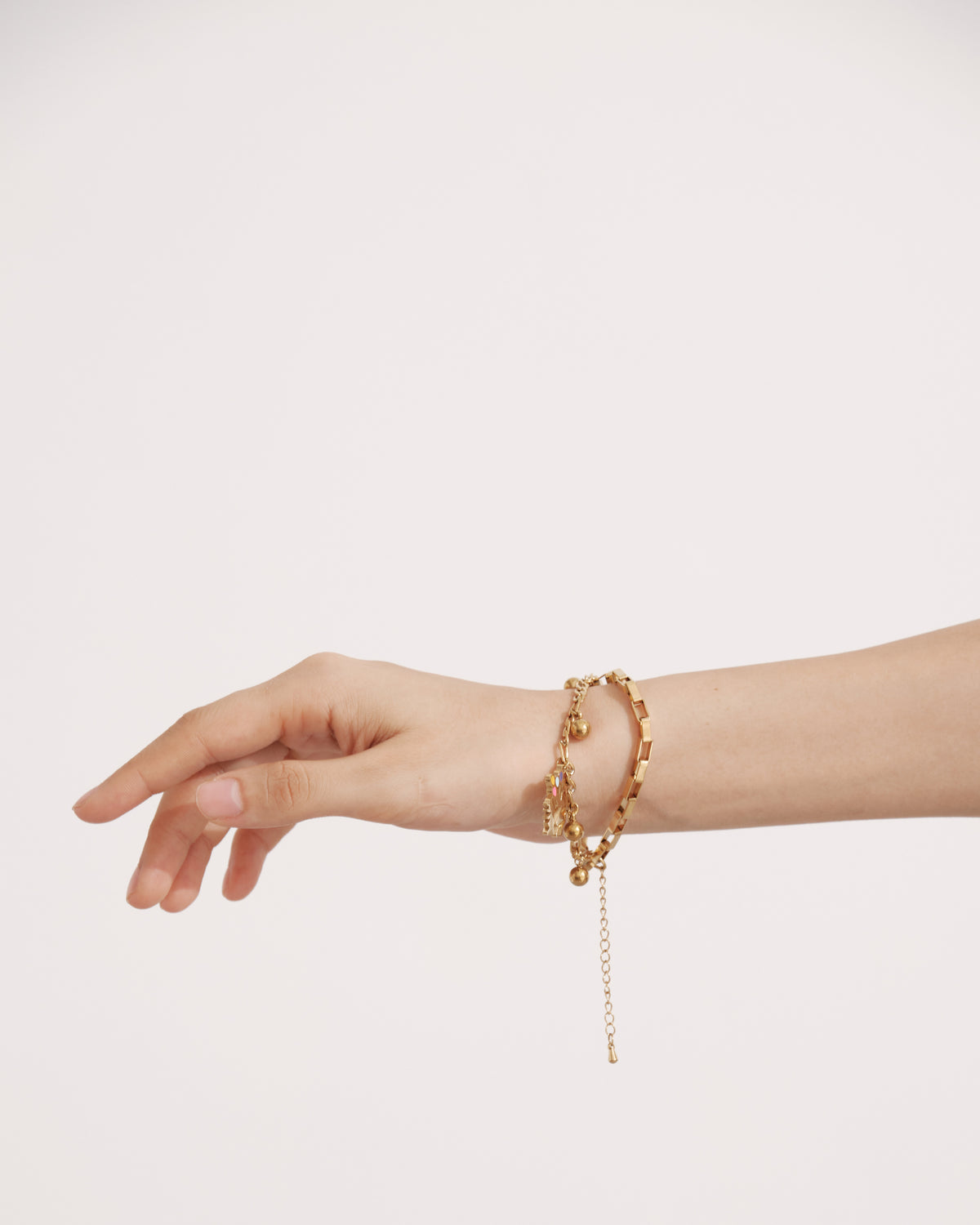 "Love is in the Air" Eternal Bond Layered Charm Bracelet