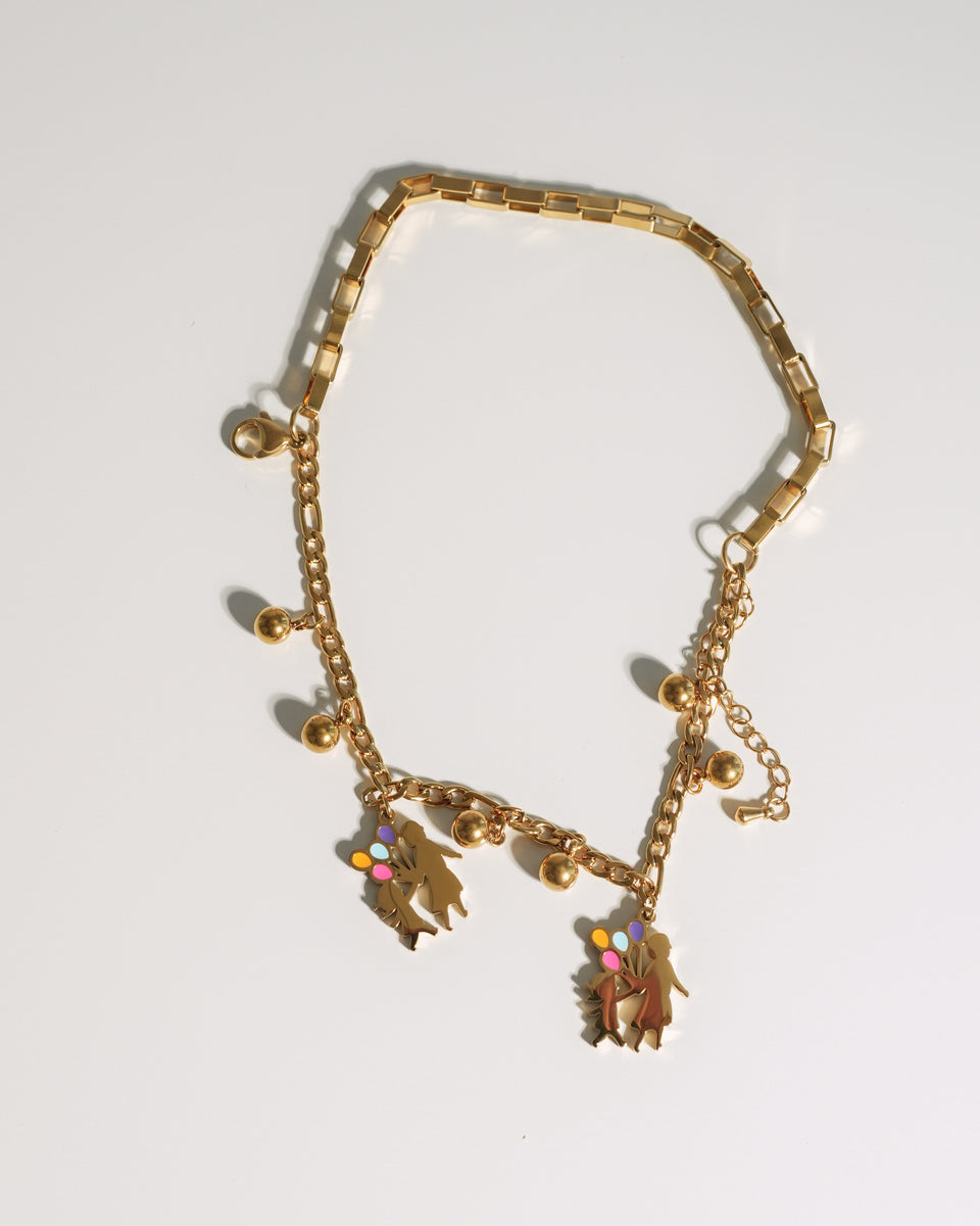 "Love is in the Air" Eternal Bond Layered Charm Bracelet