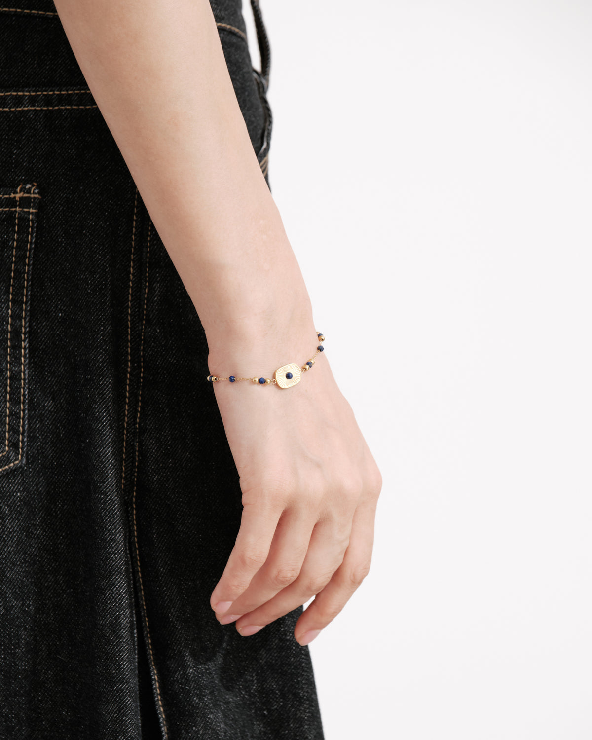 Lapis Lazuli Sunburst Bracelet
