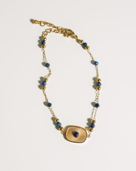 Lapis Lazuli Sunburst Bracelet