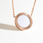 Rose Reflection Pendant Necklace