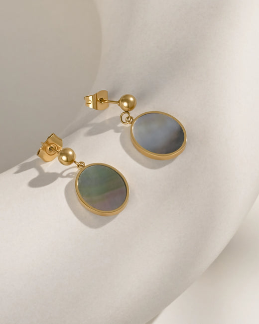 Mist Tide Stud Earrings